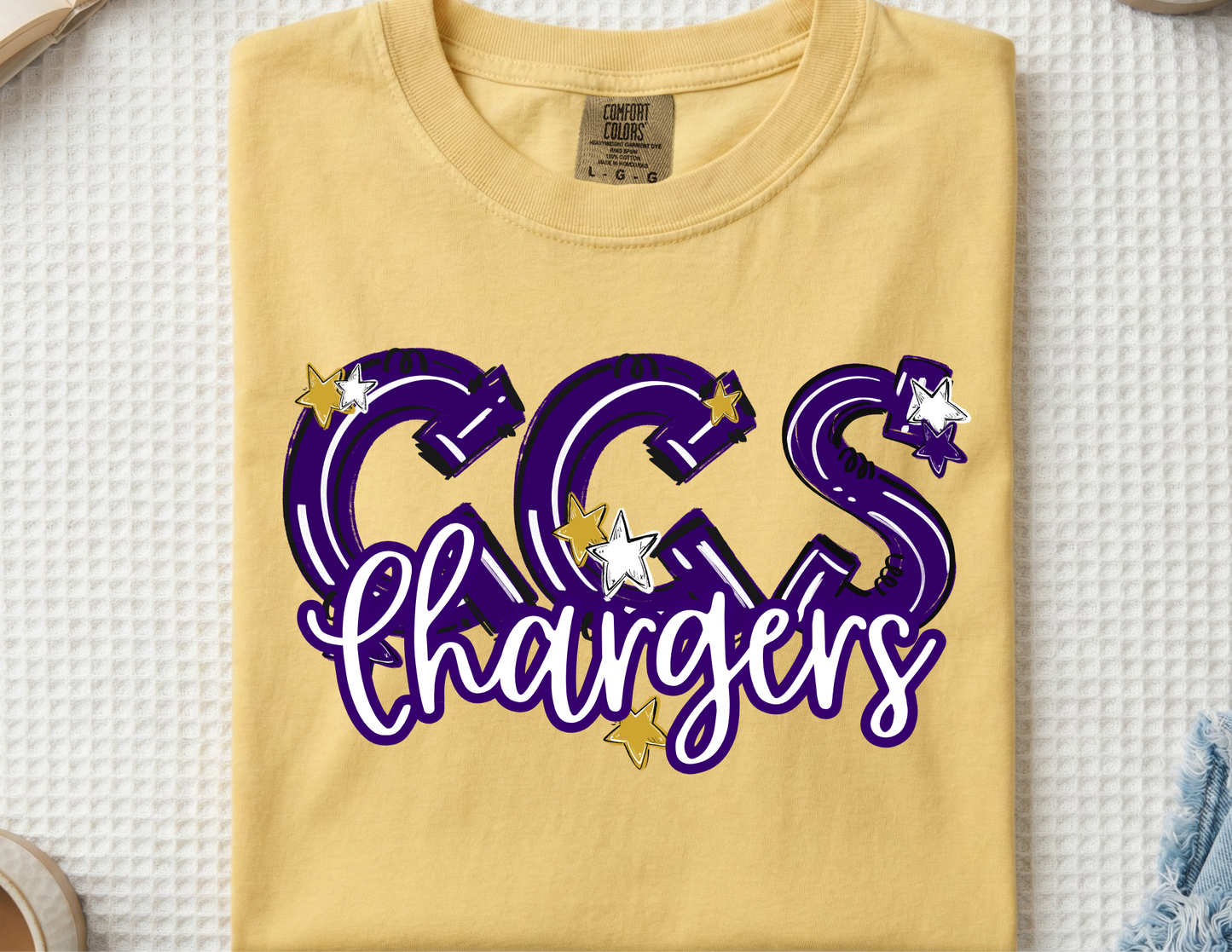 CCS Chargers Funky Letters