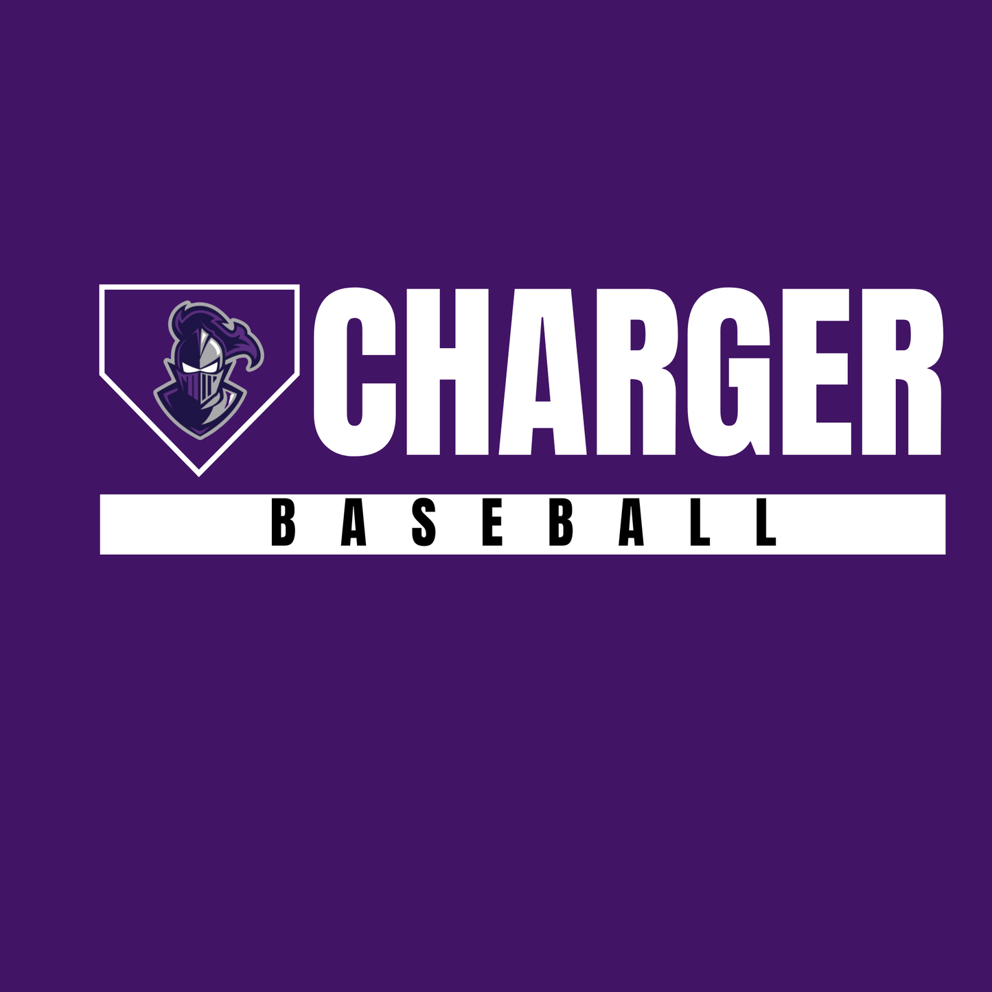 Chargers Baseball Performance Purple