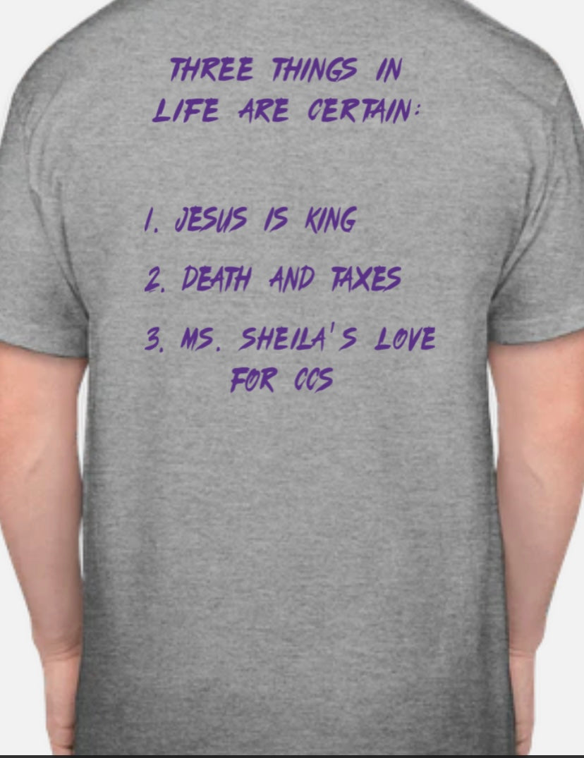 Ms. Sheila Scholarship Fundraiser Tee