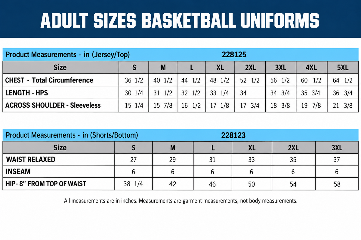 *REQUIRED* Boy Teams Basket Uniform