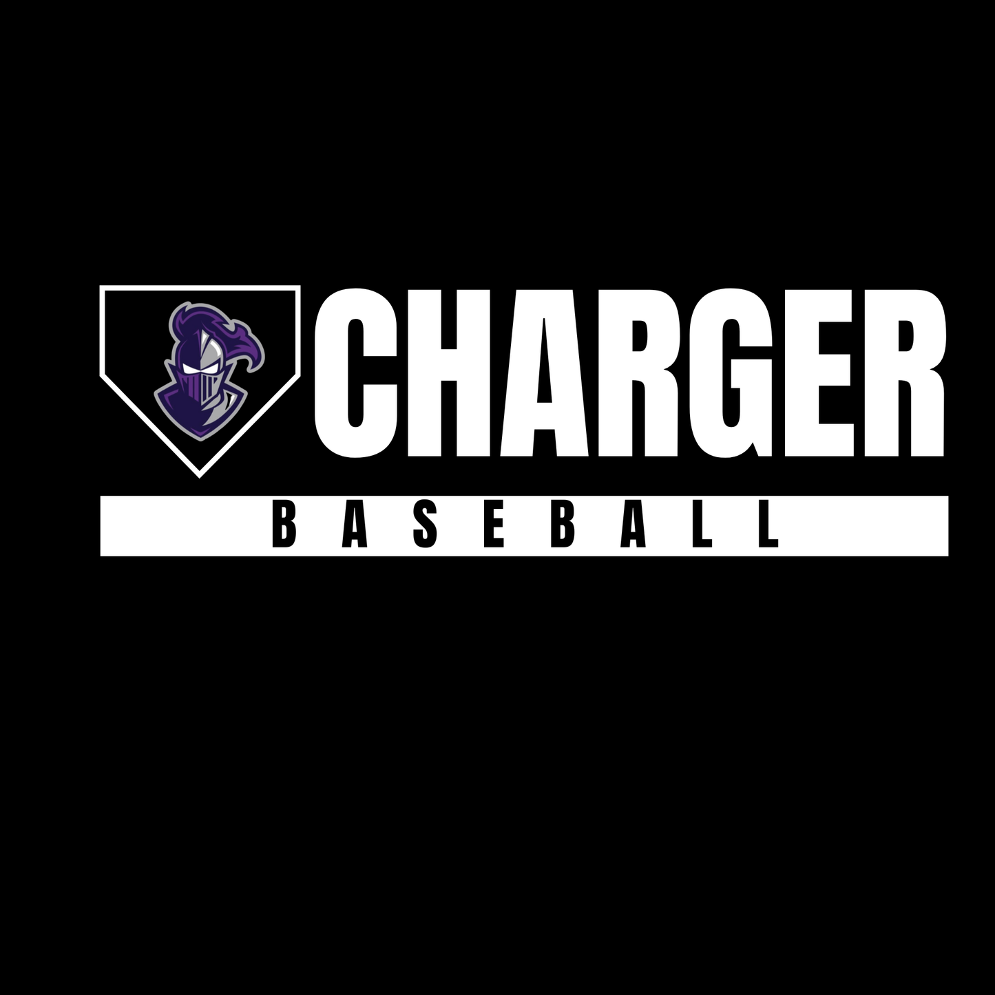 Chargers Baseball Performance Black