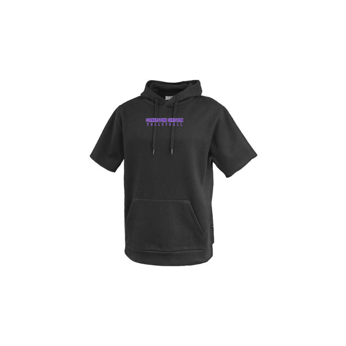 Fleece Short Sleeve Hoodie