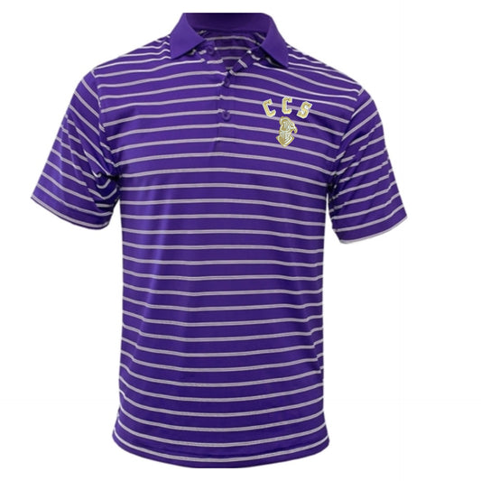 Purple/White Polo Short Sleeve