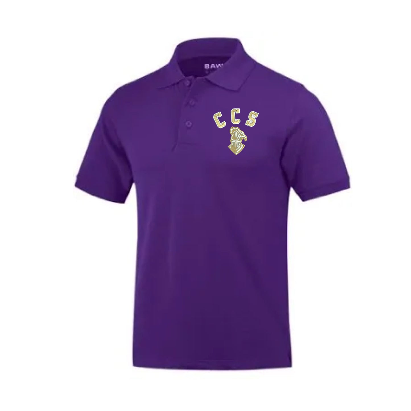 *REQUIRED* Solid Purple Polo Short Sleeve