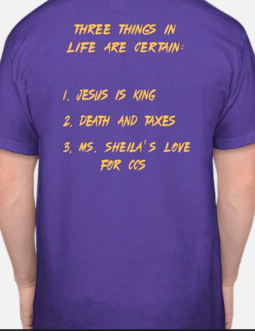 Ms. Sheila Scholarship Fundraiser Tee