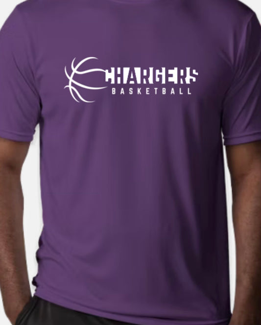 Chargers Basketball Performance Purple with White