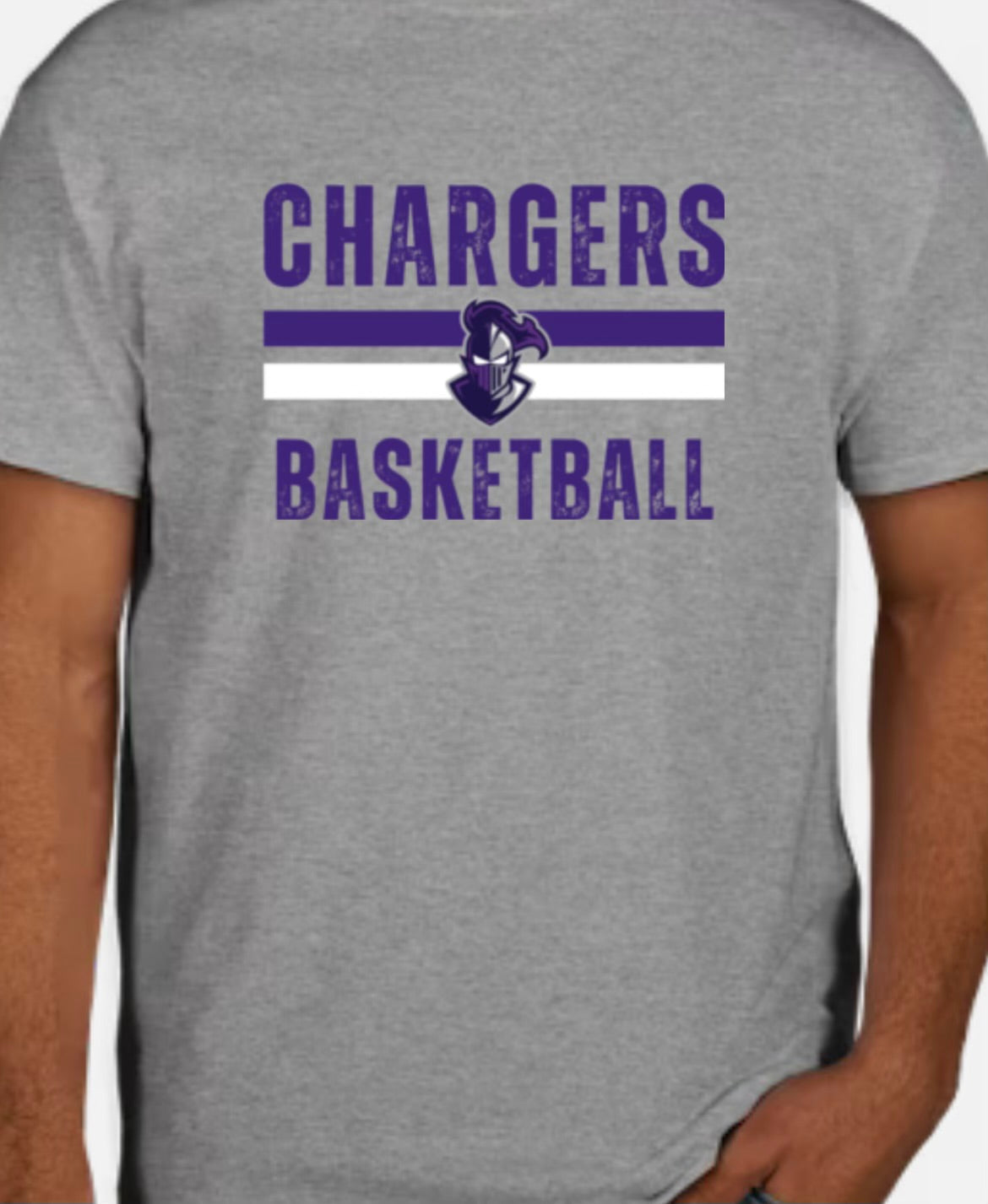 Chargers Basketball with Logo