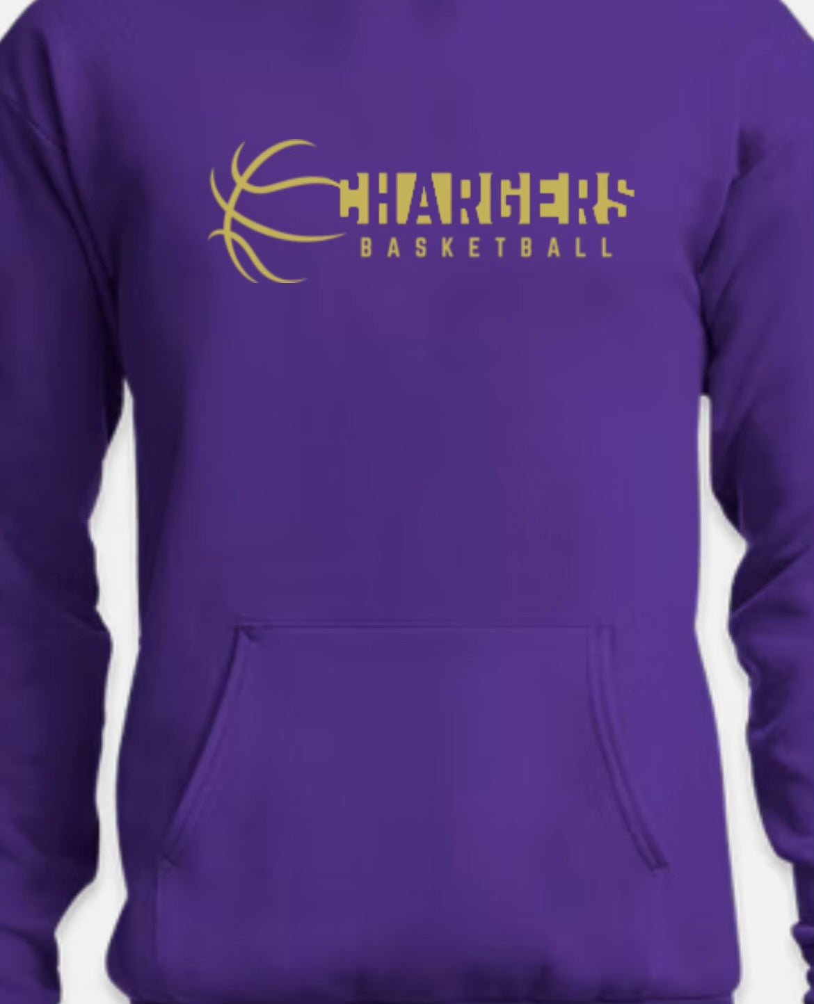 Chargers Basketball Purple with Gold