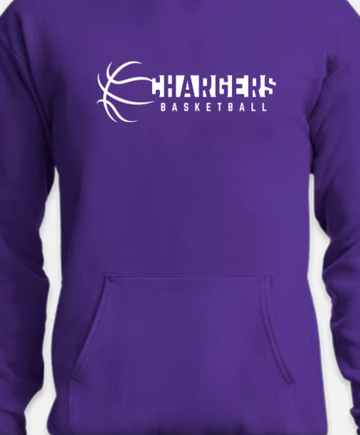 Chargers Basketball Purple with White