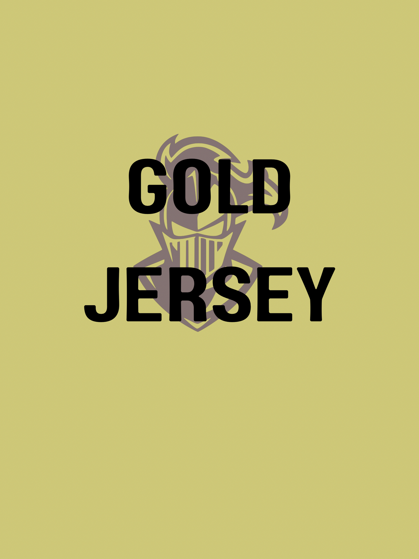 GOLD FOOTBALL JERSEY