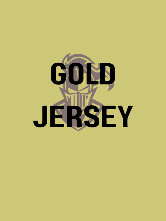 GOLD FOOTBALL JERSEY