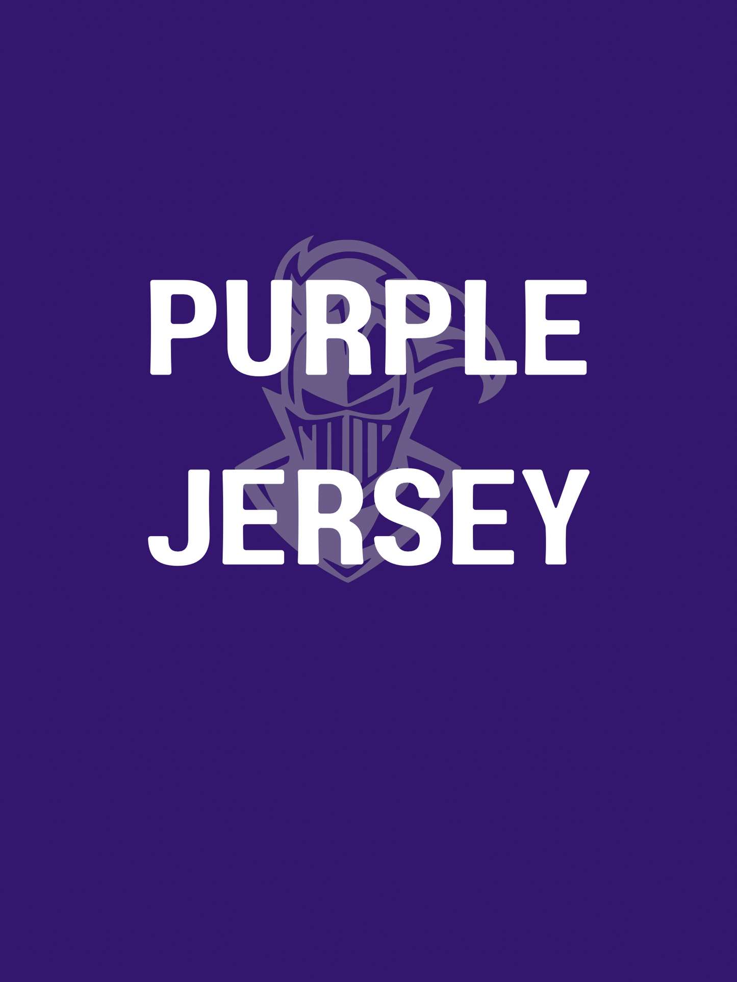 PURPLE FOOTBALL JERSEY
