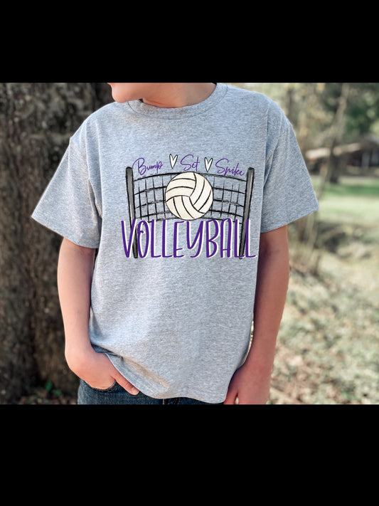 Gildan Gray Volleyball